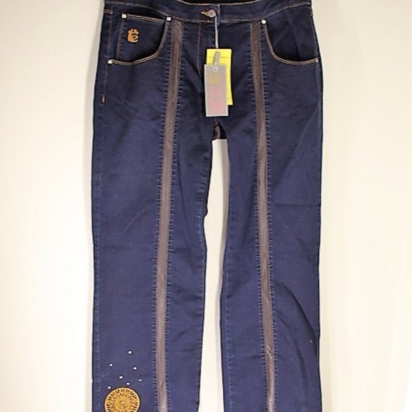 Tara's Elegance- Decorative ,denim Jean, size12. tags,new with tag - Picture 2 of 15